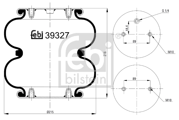 Bellow, air suspension